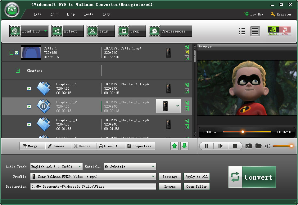 4Videosoft DVD to WMV Converter