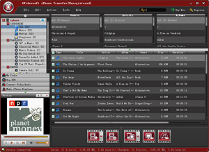 4Videosoft iPhone Transfer screen shot